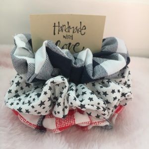 4TH OF JULY SCRUNCHIE SET